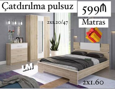 Растения: Yataq dəsti Sifarişlə və yeni Qiymət : 599₼+matras 🎁 Rəng