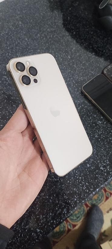 Apple iPhone: IPhone 12 Pro Max, Б/у, 128 ГБ, Золотой, Защитное стекло, Чехол, Кабель — 4