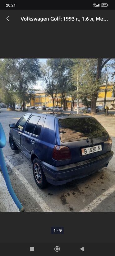 сиденья голф: Volkswagen Golf 1993 объем 1.6 нахаду по кузову вложении матор