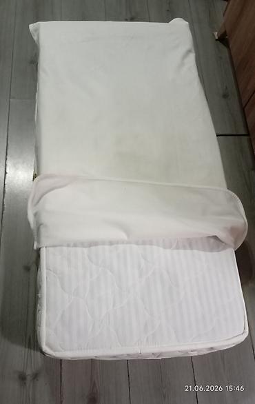 rezinli pastel: Uşaq beşiyi üçün döşək və qoruyucu üz - Ölçü: təxmini 120×60 sm — 1