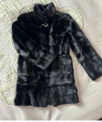 детские шапки с помпонами из натурального меха: Норковая шуба-трансформер. Пару раз на выход, в очень хорошем