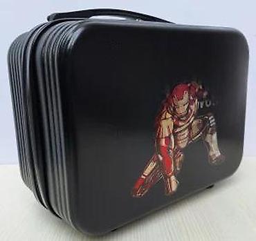 Putni koferi i torbe: Set kofera sa motivom superheroja – 2 dela - Dizajn: crni kofer i — 28