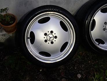 2107 tekeri: R18 larzon, tekerler eladı barter var 17 lik diskler ile — 2