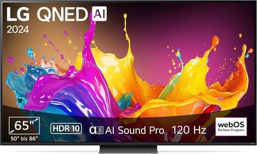 телевизор 85 дюймов бишкек: Телевизор LG 65QNED86T6A — 65 дюймов, 4K QNED Smart TV, 120 Гц 📺