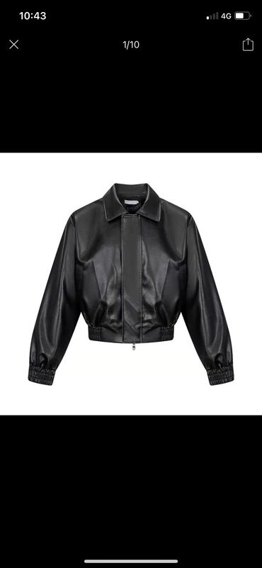 Верхняя одежда: Кожаная куртка, XL (EU 42)