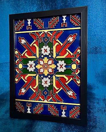 art set: Şüşə üzərində əl işi dekorativ tablo
Vitraj
21*15 sm — 2