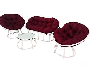 bag divanlari: Divan və kreslolar "Sofiya"Sofiya divan seti ZR0019 "Romaşka divan — 4
