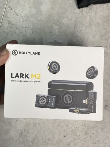 активные колонки: Беспроводной петличный микрофон Hollyland Lark M2, новый не разу не