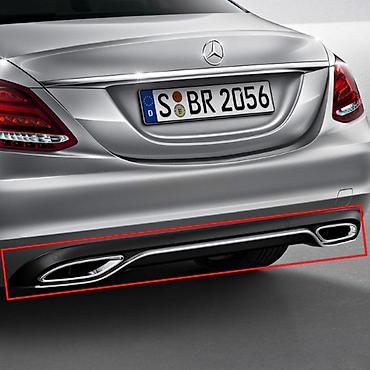 w205 bufer: "Mercedes W205 C205" arxa buferin nikeli kantı xrom Şəhər: Bakı — 5