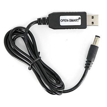USB–Barrel Jack Gərginlik Yüksəldici Kabel (Step‑Up) Kateqoriya