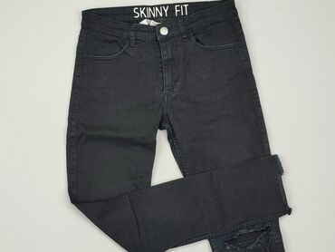 jeansy pozna��: Spodnie jeansowe, H&M, 12 lat, 146/152, stan - Dobry