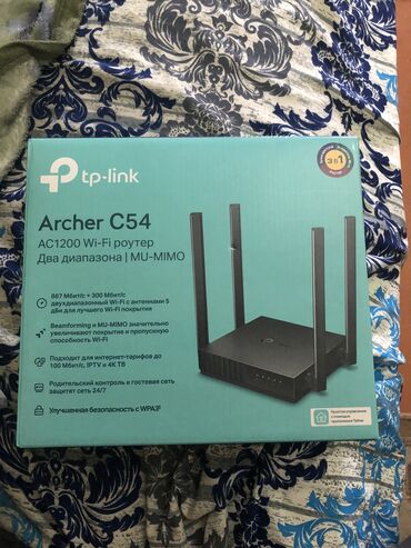 nintendo switch купить бишкек: Tplink Archer c54 Wifi router 100% working ., 5G and 3G signals