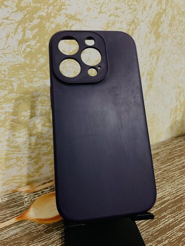 ayfon 14 pro qiymeti: IPhone 14 pro kabrosu(slicon case) deep purpple yaxsi veziyyetdedi