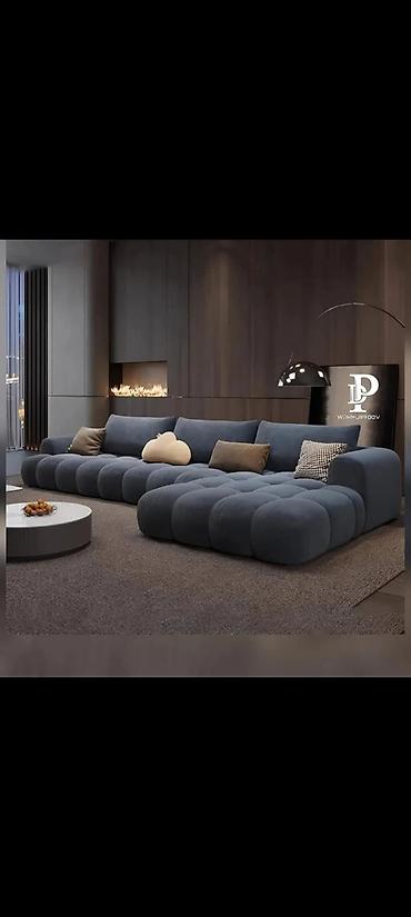 divan taxt: Müasir dizayna malik yumşaq mebel dəsti – həm bazalı çarpayı, həm də — 2
