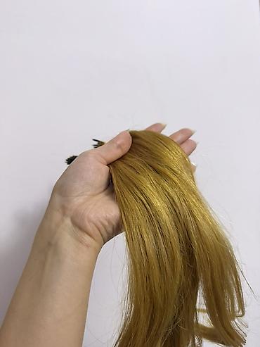 cüzdan: Uşaq saçı Sarı rəngdə saç tutumu – keratin kapsullu qaynaq üçün - — 2