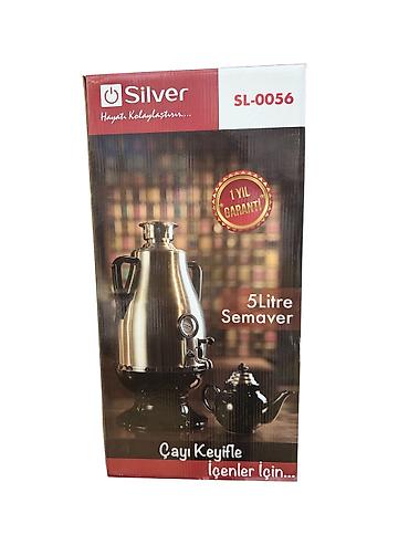 Все для дома и сада: №: 5064 Məhsulun adı: Samovar Silver SL-0056 Black Brend: Silver — 1