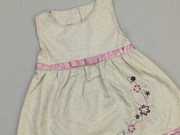 sukienka dzianinowa beżowa: Sukienka, 1.5-2 lat, 86-92 cm, stan - Bardzo dobry