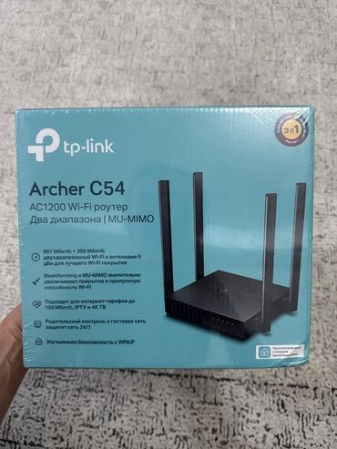 оборудование для ip телефонии без поддержки wi fi настольные: Покупала за 3000с, отдам за 2500. TP-Link Archer C54 —