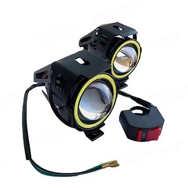 Auto delovi, gume i tjuning: Led far projektor za motor angel eyes - 2 komada. Led far projektor za — 8