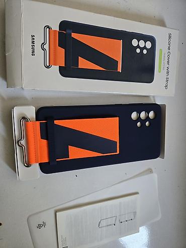 чехол samsung s: Samsung Galaxy A73 üçün orijinal kabro – Silicone Cover with Strap — 2
