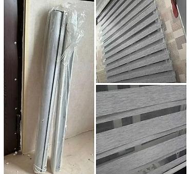 Pərdə və tüllər: Tül və pərdə dəsti - Material: Zərif naxışlı tül (ağ-krem — 25