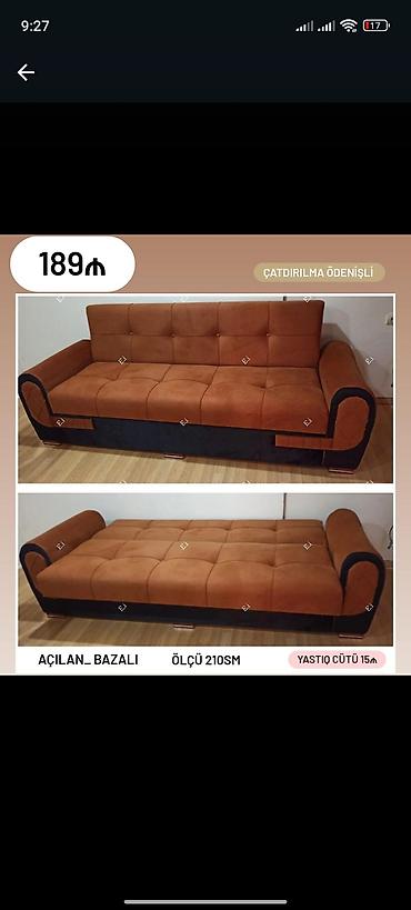 tek divanlar: Divan-kravat, Yeni, Açılan, Bazalı, Parça, Ödənişli çatdırılma — 1