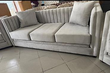 Divan və kreslo dəstləri: Mebel seti – müasir dizaynlı divan və kreslolar - Model: 3-oturacaqlı — 1