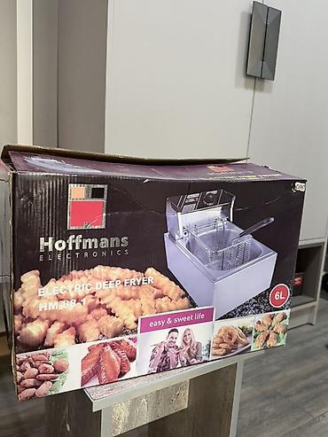Ашкана техникасы: Электрофритюрница Hoffmans Electronics HM-88.1 - Объем: 6 литров - — 2