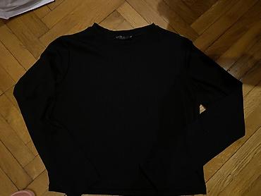 Uşaq dünyası: Qara uzunqollu üst geyimləri seti - Qara sweatshirt: Ön hissədə — 2