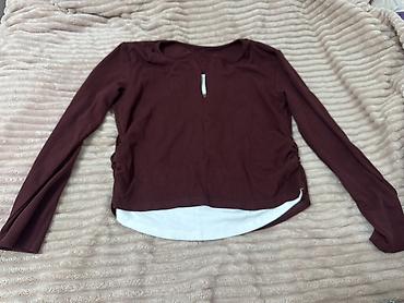 lining s: Лонгслив, цвет - Бордовый, XS, M — 1