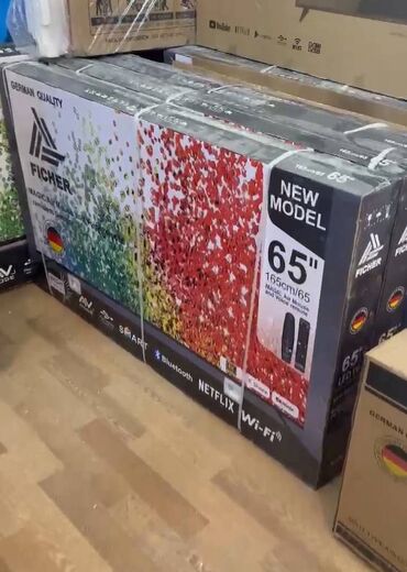 kredit tv: 165 ekran smart tv lər. Təzə. Upakovka. 8k . Almaniya malıdır Son