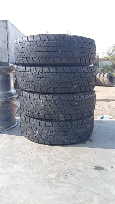шины разноширокие: Шиналар 235 / R 22,5, All-season, Колдонулган, Комплект, Жүк ташуучу унаалар/Автобустар, Kama