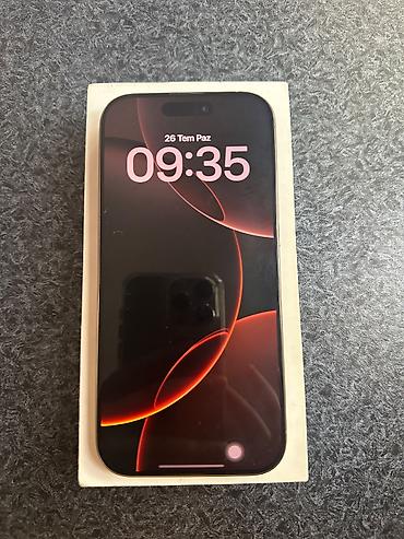 IPhone 16 Pro, 128 GB, Desert Titanium, Barmaq izi, Face ID