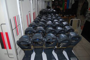 Barkod oxuyucular, skanerlər: Simbol 35 azn 
Zebra 45 azn 
Datalogic 50azn — 14