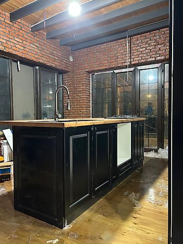 Sifarişlə mətbəx mebeli: Sifarişlə mətbəx dəsti, Özü çəkən petlələr, MDF, Kredit var, Pulsuz çatdırılma — 6