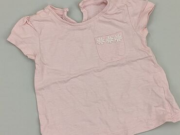 biała dopasowana bluzka z długim rękawem: T-shirt, 9-12 months, condition - Perfect