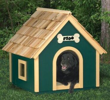 Yuvalar: İstənilən növ it evlərinin sifarişi qəbul olunur.Materiallar taxtadan — 12