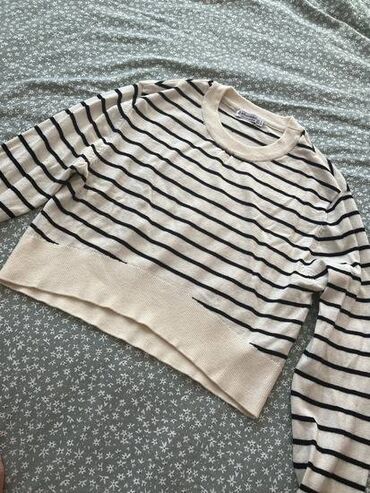 kvalitetni muski dzemperi: S (EU 36), Viscose, Short, Stripes