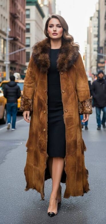 Cinslər: Продаются дублёнка и куртк б.у. чисто кожаная куртка размер 46-48