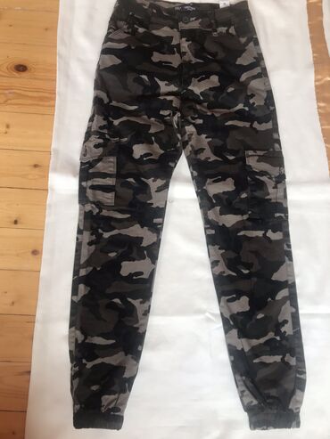 Брюки, Zara, L (EU 40), цвет - Синий