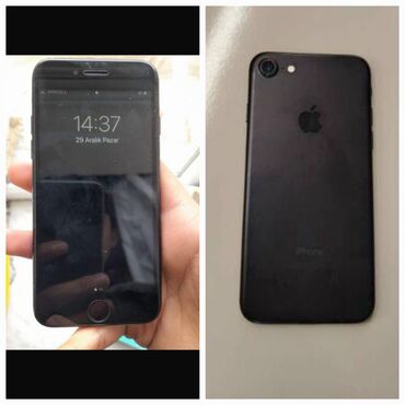 barmaq arasi yara: IPhone 7, 32 GB, Black Titanium, Barmaq izi