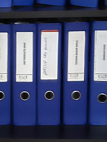 pla filament: Məhsul: Mavi arxiv qovluqları (ring binder) Təsvir: - A4 formatı üçün — 1