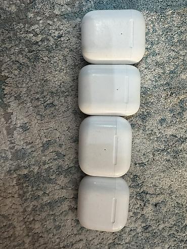e96a hoco: Наушники рабочие AirPods, 4 штуки все за 500 сом Белые компактные — 2