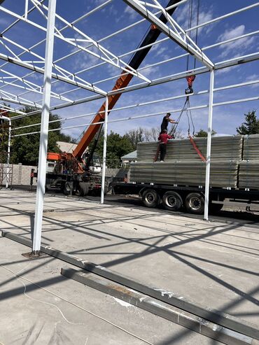 Контейнеры: СЕНДВИЧ ПАНЕЛИ !МЕТАЛЛОКОНСТРУКЦИЯ ! Производство и монтаж ! Сборка — 7