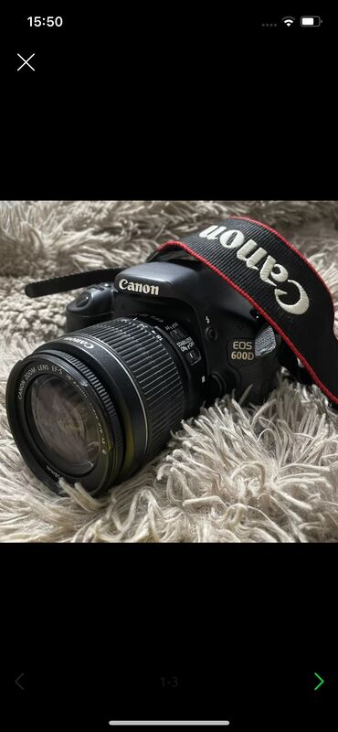 tsifrovoi fotoapparat canon powershot sx410 is black: Satılır. Canon EOS 600D. 
Sumkası, kartı, adaptrı var