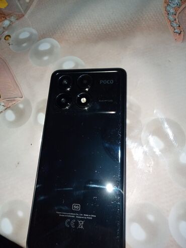 Poco: Poco X6 Pro 5G, 512 GB, rəng - Qara, Barmaq izi, Face ID