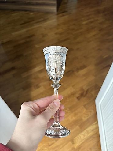 samdan: Qədəhlər, rəng - Qızılı, Şüşə, 1 əd, 200 ml — 1