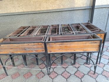 стеллажи для цветов с подсветкой: Этажерка для цветов, Б/у, Дерево, Самовывоз