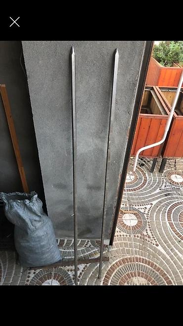 manqal barbeku: Məhsul: Manqal üçün iri ölçülü şişlər (2 ədəd) Təsvir: - Material — 1