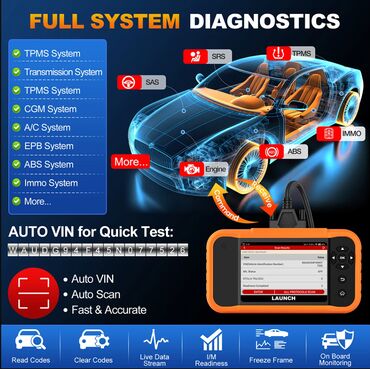 Alati za automobile: NOVO -LAUNCH X431 Creader Elite 2.0 OBD2 Ford GM Chrysler NOVO — 3